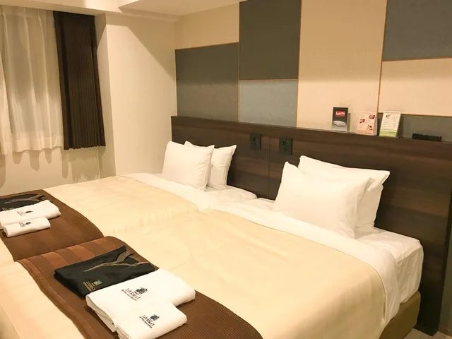 Semi Room, 2 Semi Double Beds، Hotel Livemax Premium Sapporo Odori Park 1/2