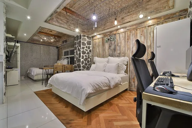 جناح بريميوم بسريرين مزدوجين، Hotel February Suseong 2/2