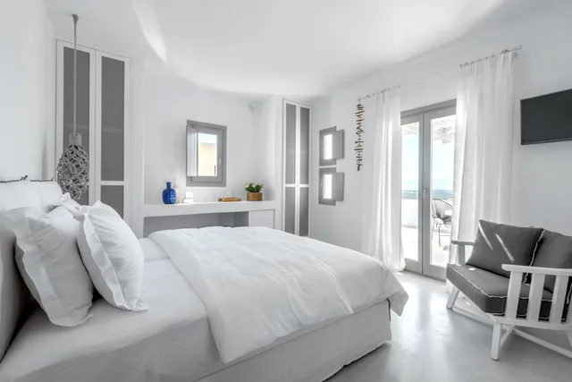 غرفة تنفيذية بسرير مزدوج بإطلالة على البحر، Seven Suites 2/6