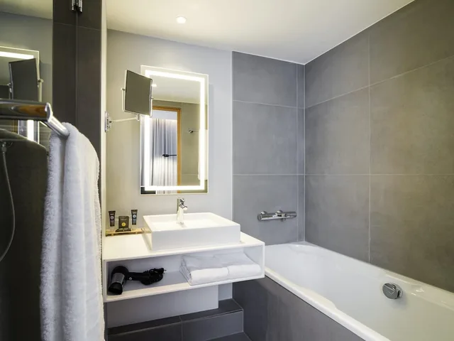 غرفة تنفيذية بسرير مزدوج مع أريكة، Novotel Den Haag City Centre Hotel 3/9
