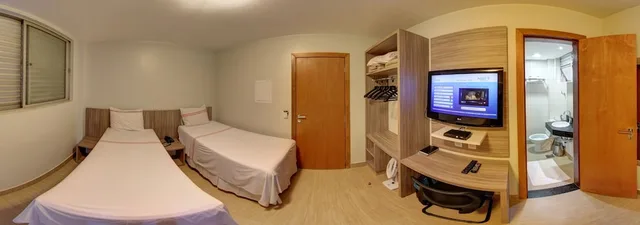 غرفة اقتصادية بسريرين منفصلين، Rio Vermelho Hotel 4/4