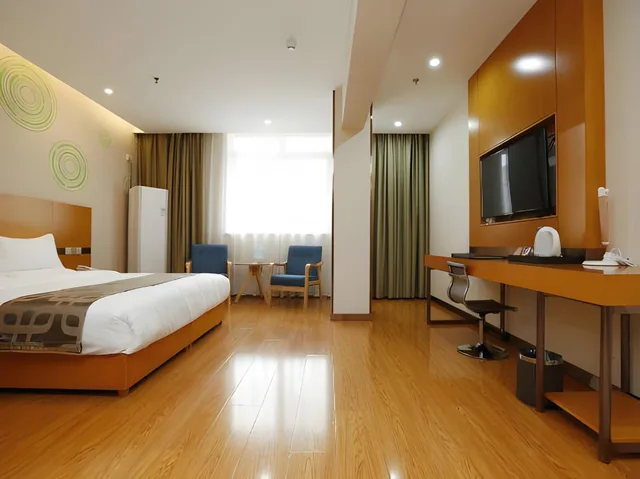 غرفة بسرير كوين، GreenTree Inn Xi an Ming City Wall Northwest Dafengqing Road Business Hotel 2/2