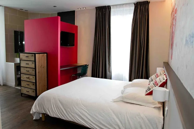 غرفة كومفورت بسرير مزدوج، Hotel De La Presse Bordeaux 2/4