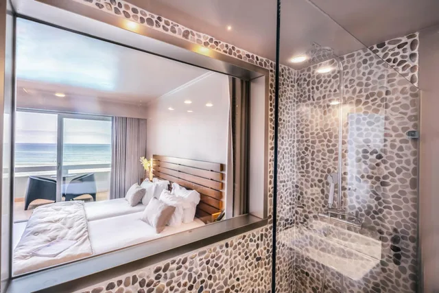 غرفة عائلية بإطلالة على البحر بشرفة، Hotel Arribas 8/8