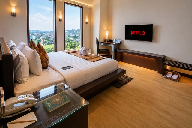 غرفة كلوب تنفيذية بسرير مزدوج، Hotel Grand Candi Semarang 2/4
