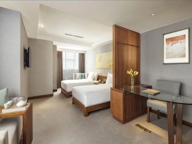 Semi Room, Deluxe, Twin Beds, 2 Semi Double Beds، Deacon House Wuxi 1/1