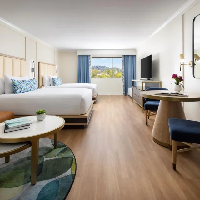 غرفة سوبيريور بسرير كوين، The Anza A Calabasas Hotel 7/10