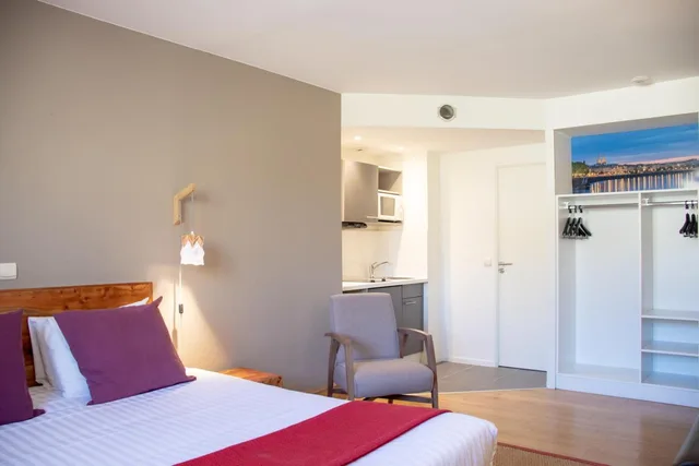 جناح سوبيريور بسرير مزدوج، Aparthotel Victoria Garden Bordeaux Center 2/2