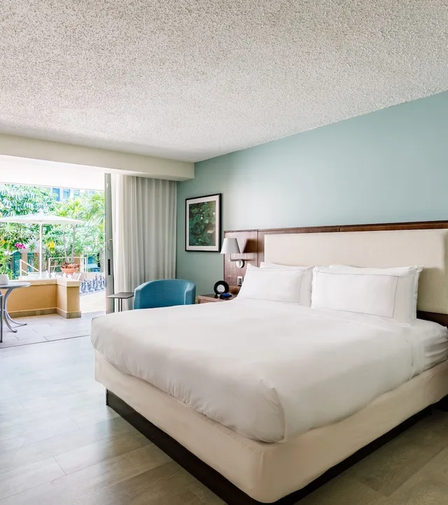 غرفة ديلوكس بسرير كينج بشرفة، Doubletree By Hilton Hotel San Juan 3/10