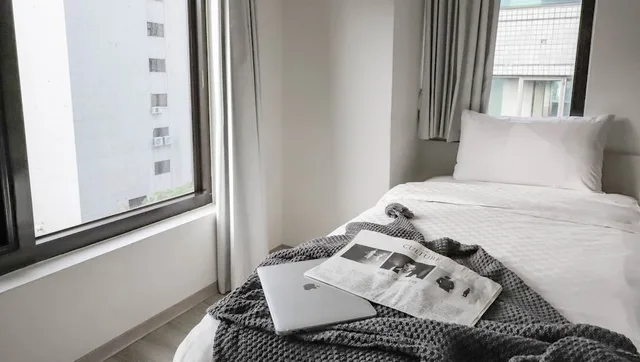 غرفة قياسية بسريرين منفصلين، Hotel Initial-Taichung 8/10