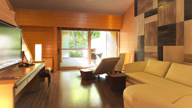 Maisonette, Cottage, Outdoor Bath, Living Area، Jozankei Tsuruga Resort Spa MORI no UTA 1/1