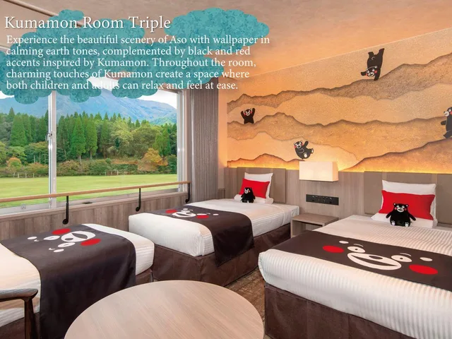 Semi Room, Triple, 2 Semi Double Beds, Sofa، Kamenoi Hotel Aso 2/2