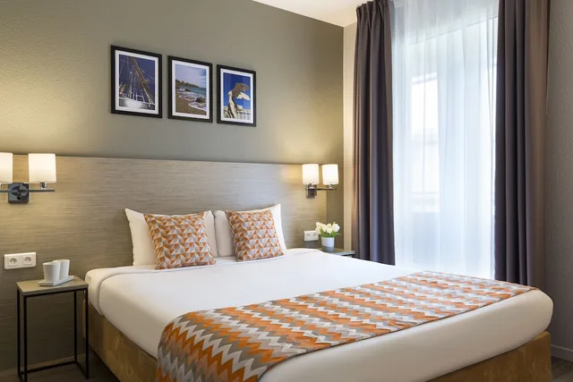 شقة بسريرين مزدوجين بغرفة نوم واحدة، Citadines Antigone Montpellier 2/5