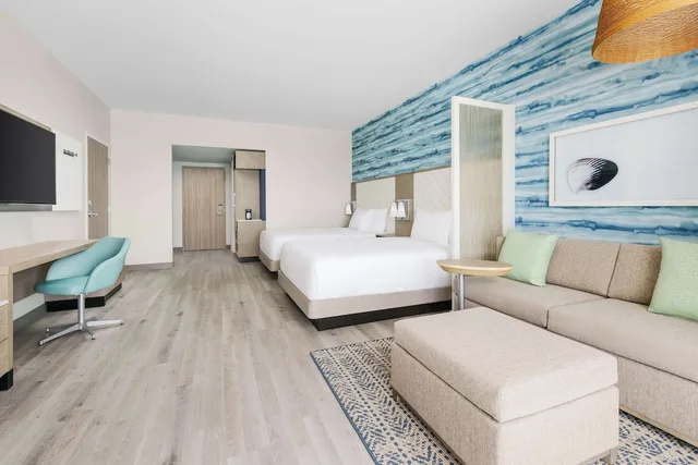 غرفة بسريرين كوين مع أريكة لذوي الإعاقة، Hyatt Place Panama City Beach 1/8