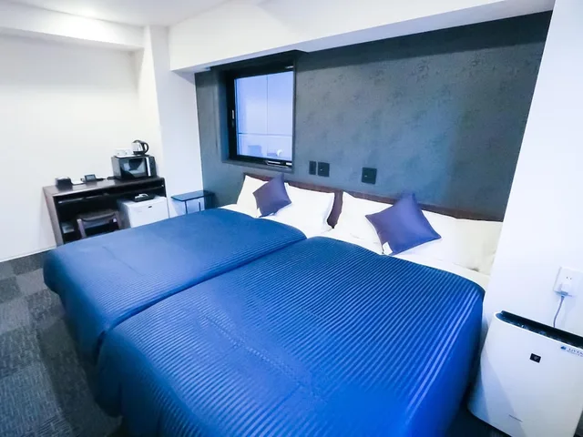 غرفة بسريرين منفصلين، Hotel Livemax Tokyo Shintomicho 2/4