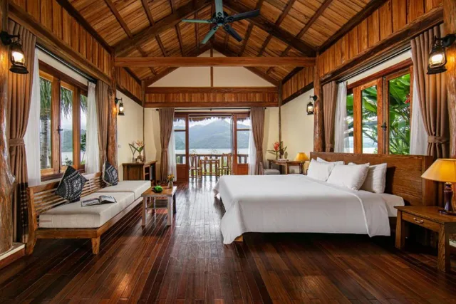 بنغل بإطلالة على المسبح، Mai Chau Hideaway Lake Resort 1/1
