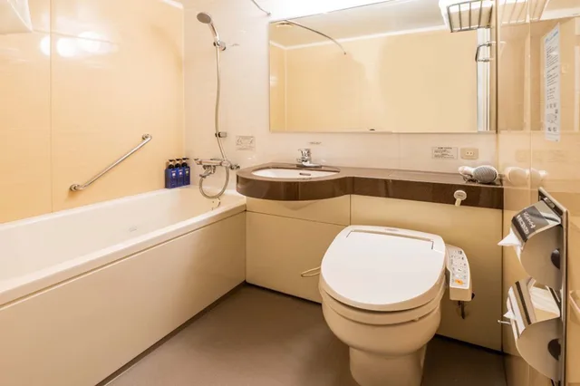 غرفة قياسية مفردة بسرير مزدوج في الملحق للمدخنين، Richmond Hotel Sendai 2/2