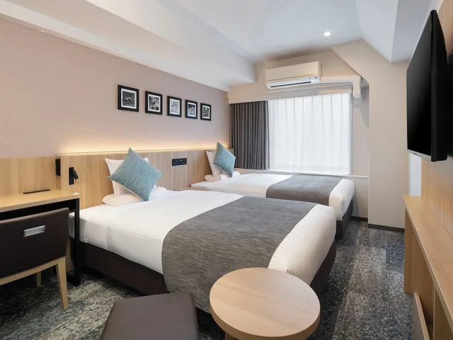 Renovated, Standard, Twin Beds، Hotel Mystays Iidabashi 1/1