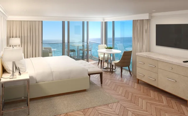 جناح جونيور بسرير كينج بإطلالة على البحر، Surf and Sand Hotel 4/6