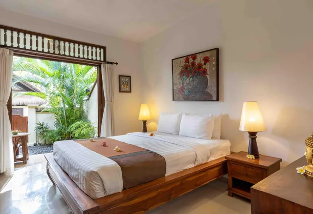 غرفة بسرير مزدوج بشرفة، Alam Anda Ocean Front Resort And Spa 2/4