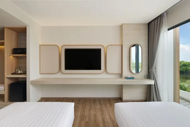 غرفة سوبيريور بسريرين منفصلين، Phetara Hotel Mahachai 3/8