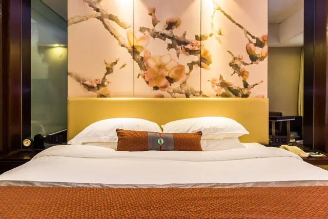 غرفة بسرير مزدوج بإطلالة على الحديقة، Guangdong Yingbin Hotel 3/3