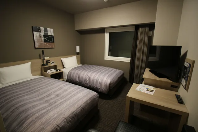غرفة بسريرين منفصلين للمدخنين، Route-Inn Tokyo Kamata 1/4