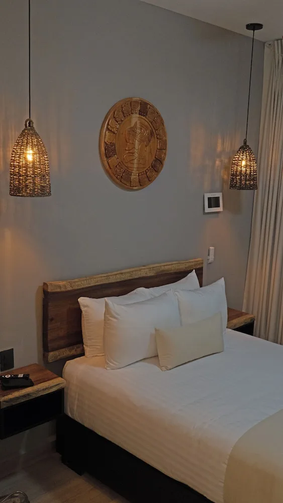غرفة قياسية بسرير مزدوج بإطلالة على الحديقة، Hotel Gafsacomm Tulum Aeropuerto 5/8