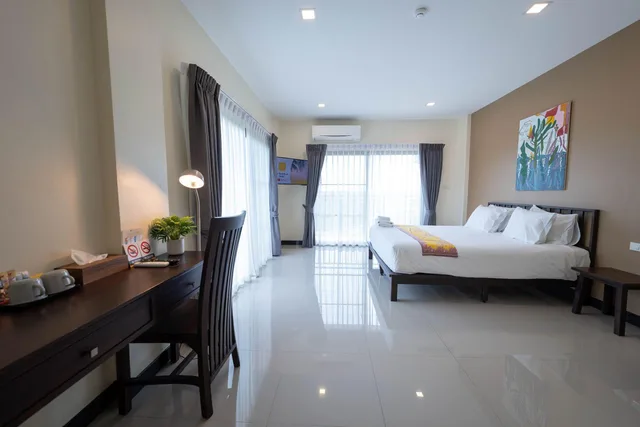 غرفة بسرير كينج بإطلالة على الجبل، The Nest Residence 2/2