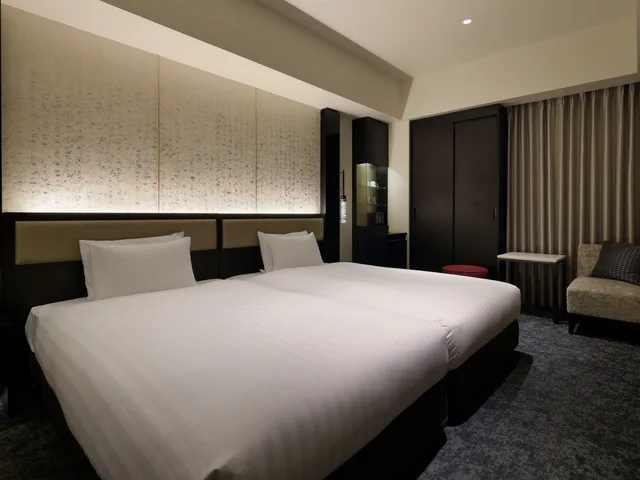 غرفة سوبيريور بسريرين بحوض استحمام، Mitsui Garden Hotel Fukuoka Nakasu 3/4