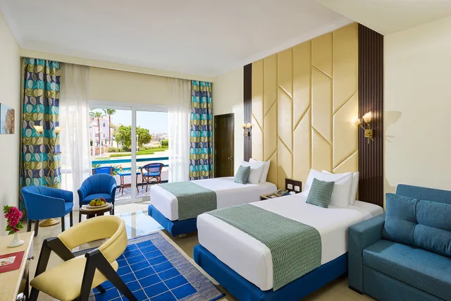 غرفة ديلوكس بسرير مزدوج بإطلالة على الحديقة، Dreams Beach Resort Sharm El Sheikh 1/1