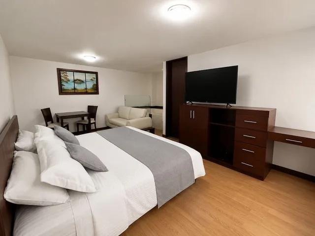 جناح بسرير كينج بجاكوزي، Nogal Suite Hotel Pasto 3/9