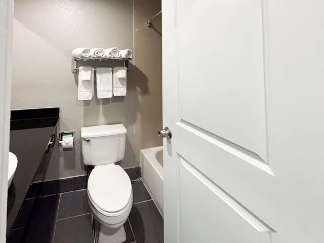 غرفة قياسية بسرير كينج بمطبخ صغير، Hotel Irving DFW Airport North 9/10