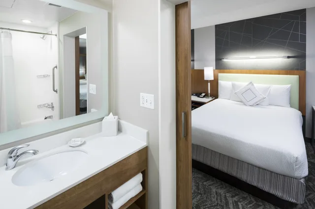 استوديو بسرير كينج مع أريكة، Springhill Suites By Marriott Salt Lake City Airport 4/5