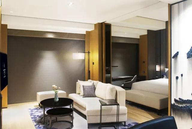 غرفة ديلوكس بسرير كينج، Kempinski Residences Guangzhou 7/10