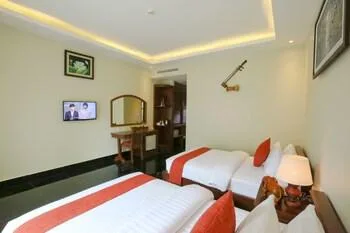 غرفة ثلاثية بثلاثة أسرّة بإطلالة على المسبح، Chheng Residence 1/1