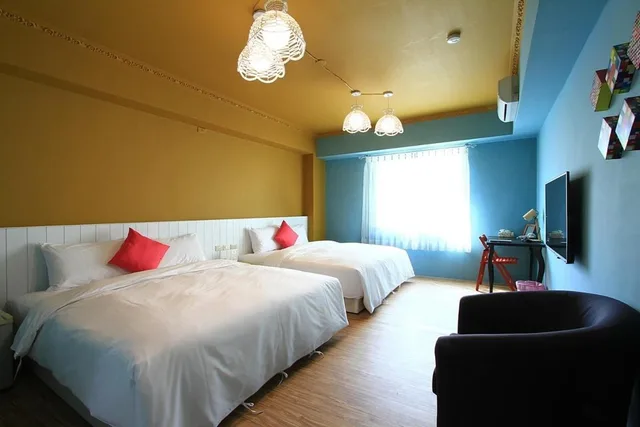 Room, Quadruple, 2 Double Beds, Yu Sen House 1/2