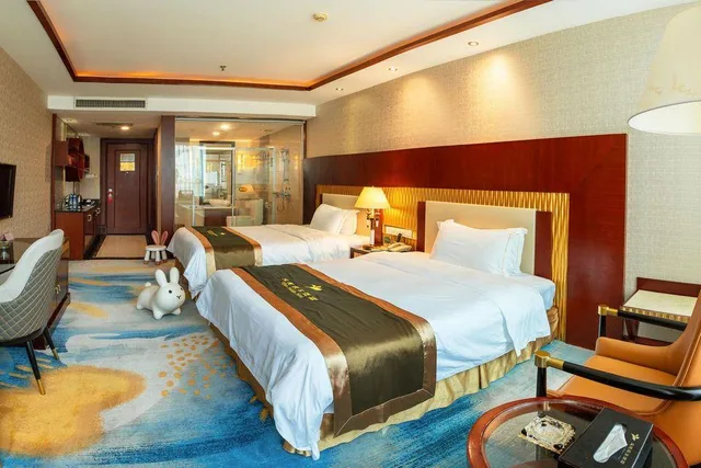 غرفة عائلية بسريرين للمدخنين، Yijian Haoting Holiday Hotel 1/1