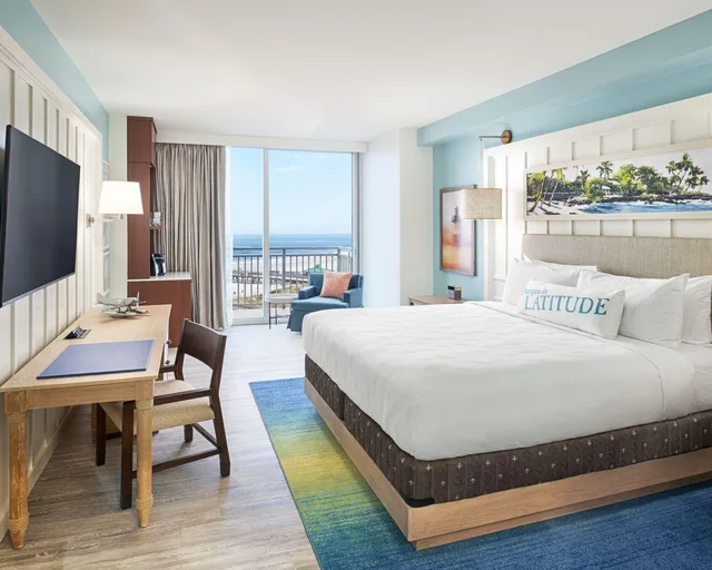 شقة سكنية بسرير كينج بغرفة نوم واحدة بإطلالة جزئية على البحر، Margaritaville Beach Resort - South Padre Island 1/2