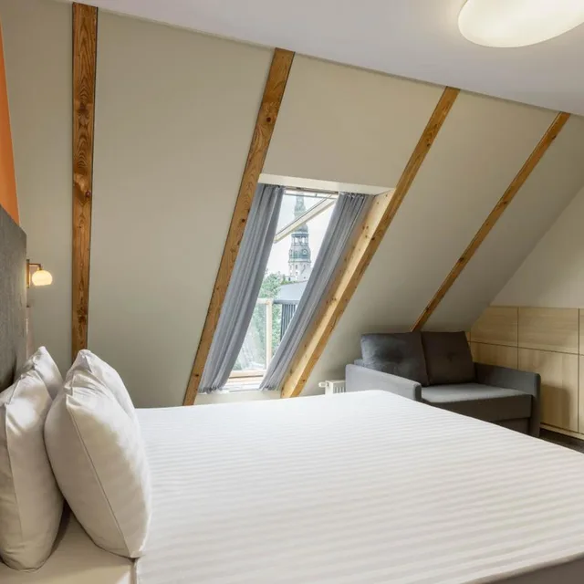 Mansard, Double or Twin Bed, City View, Wellton Riga Hotel & SPA 5/10