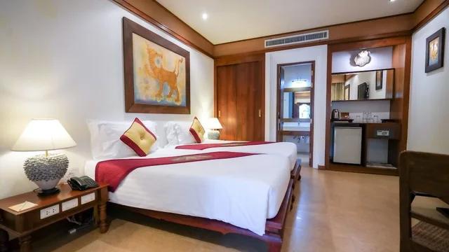 غرفة ديلوكس بسريرين منفصلين، Kodchasri Thani Hotel Chiangmai 9/10