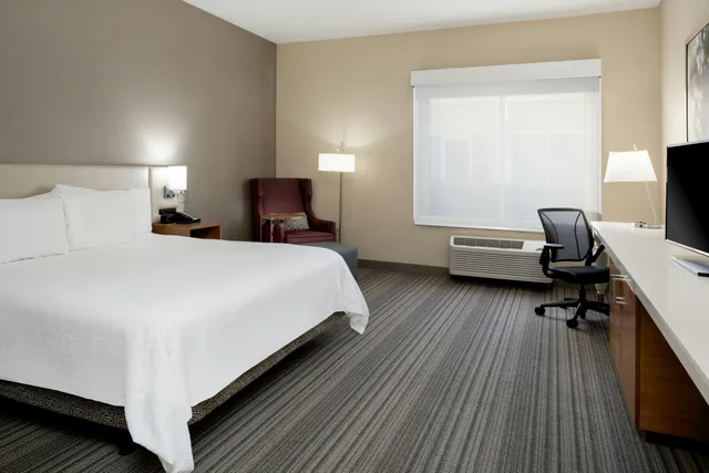 غرفة بسرير كينج بحوض استحمام لذوي الإعاقة، Hilton Garden Inn Roseville 1/4
