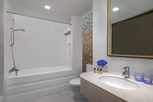 غرفة تنفيذية بسرير كوين وسرير فردي بغرفتي نوم، Springdale Serviced Residence Guangzhou 7/7
