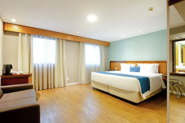 جناح تنفيذي بسرير كينج، Wyndham Sao Paulo Ibirapuera Convention Plaza Hotel 4/10