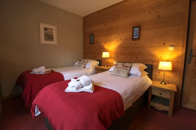 غرفة بسريرين منفصلين بشرفة، Hotel Christiania 3/4