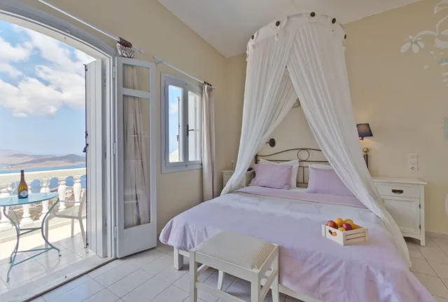 استوديو بسرير مزدوج بإطلالة على البحر، Adrakos Apartments 2/5