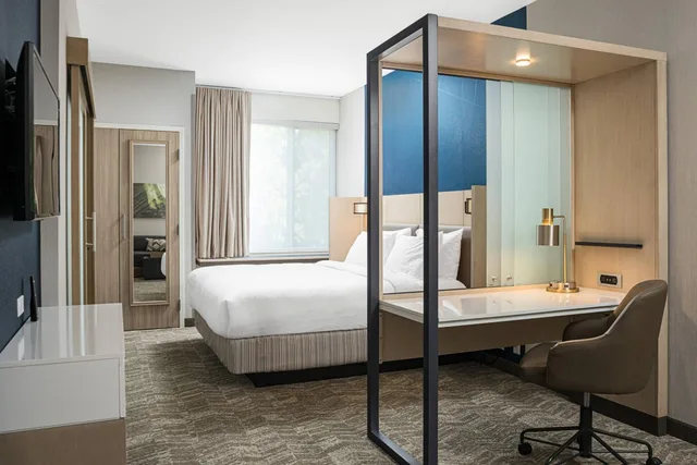 جناح بسرير كينج بإطلالة على المدينة مع سرير سحّاب إضافي مع أريكة، SpringHill Suites by Marriott Savannah Richmond Hill 3/4