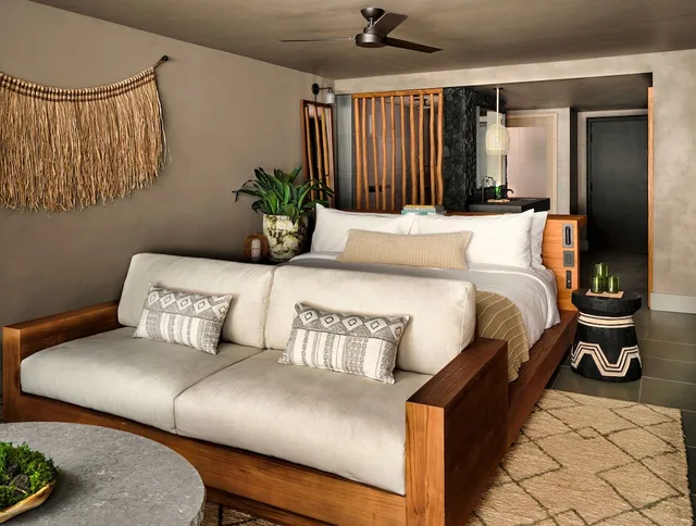 غرفة بسرير كينج بإطلالة على البحر بشرفة، 1 Hotel Hanalei Bay 4/6