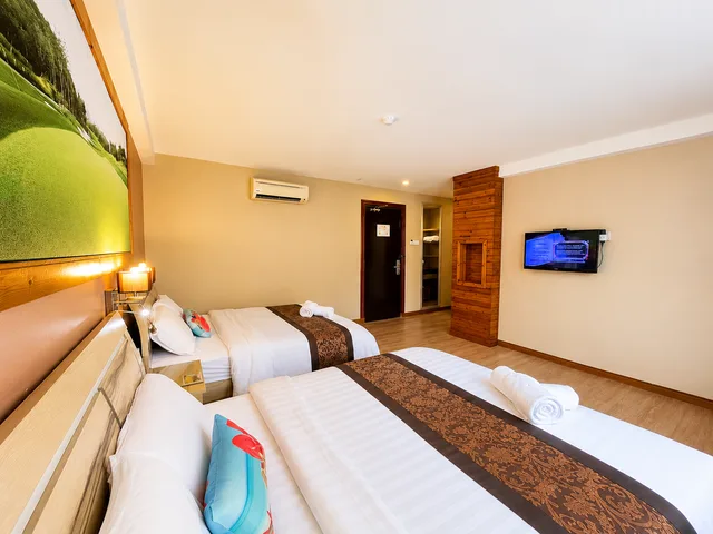 غرفة ديلوكس عائلية رباعية، Hotel Balik Pulau 2/2