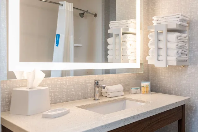 جناح استوديو بسريرين كوين، Hampton Inn Suites Houston Sugar Land 1/2